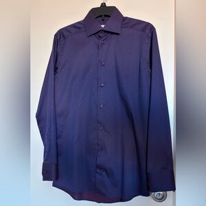 Eton Purple Slim Dress Shirt
